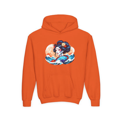 Kids Japanese Beauty Hoodie Printify