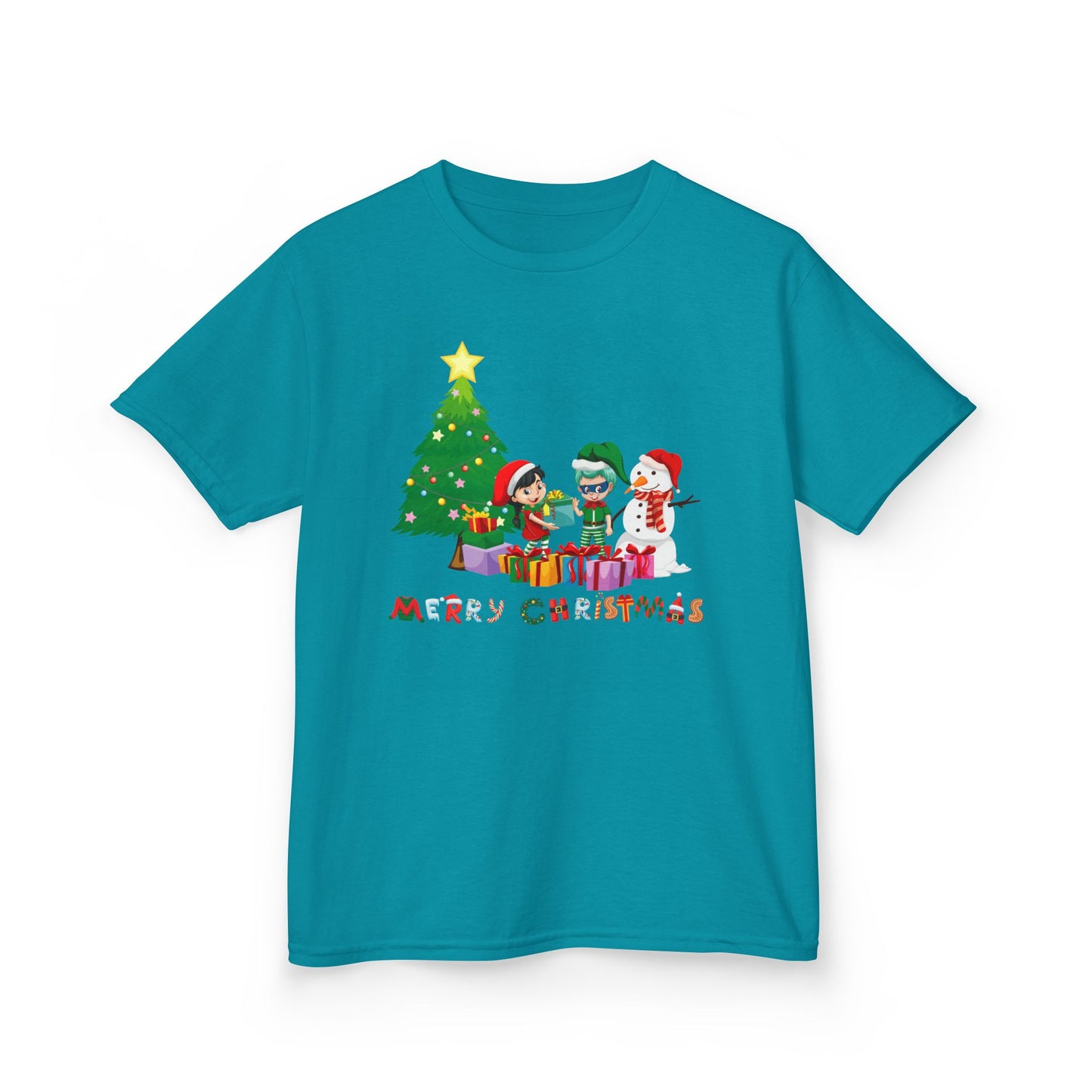 Kids Heavy Cotton™ Tee - Super kiddo preparing gifts - [[{"value":"Wonderwear Kid"}]]