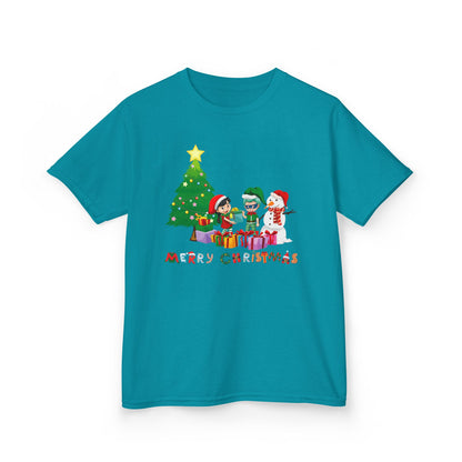 Kids Heavy Cotton™ Tee - Super kiddo preparing gifts - [[{"value":"Wonderwear Kid"}]]