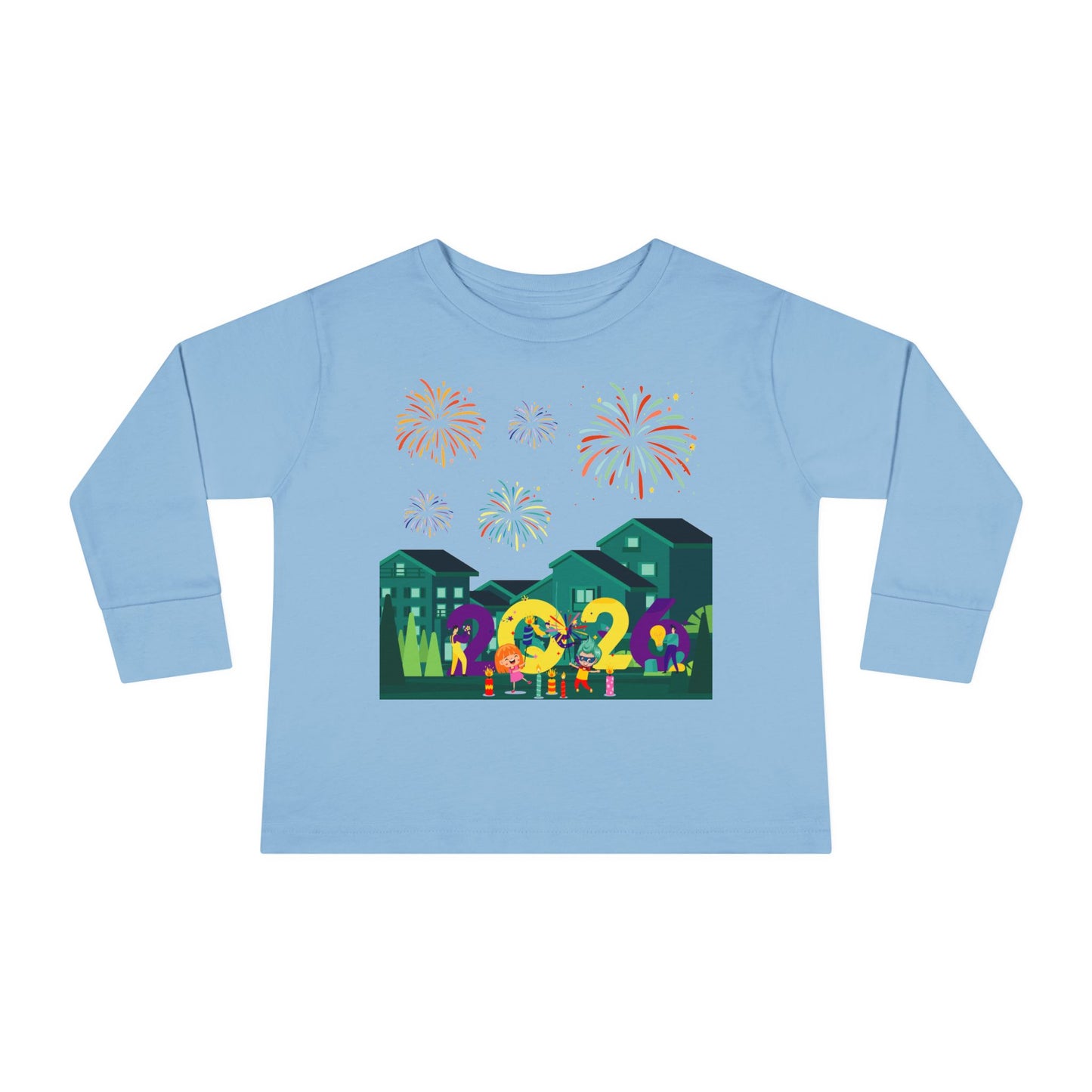 Toddler Long Sleeve Tee - Super kiddo on house - [[{"value":"Wonderwear Kid"}]]