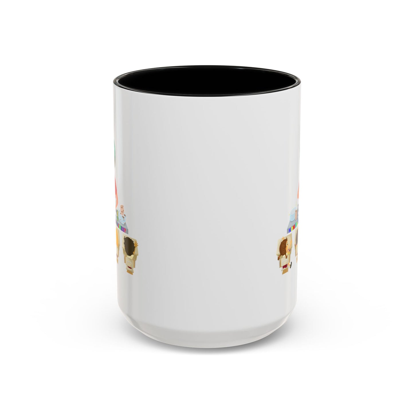 Accent Coffee Mug - Little kiddo teaching to wash dishes