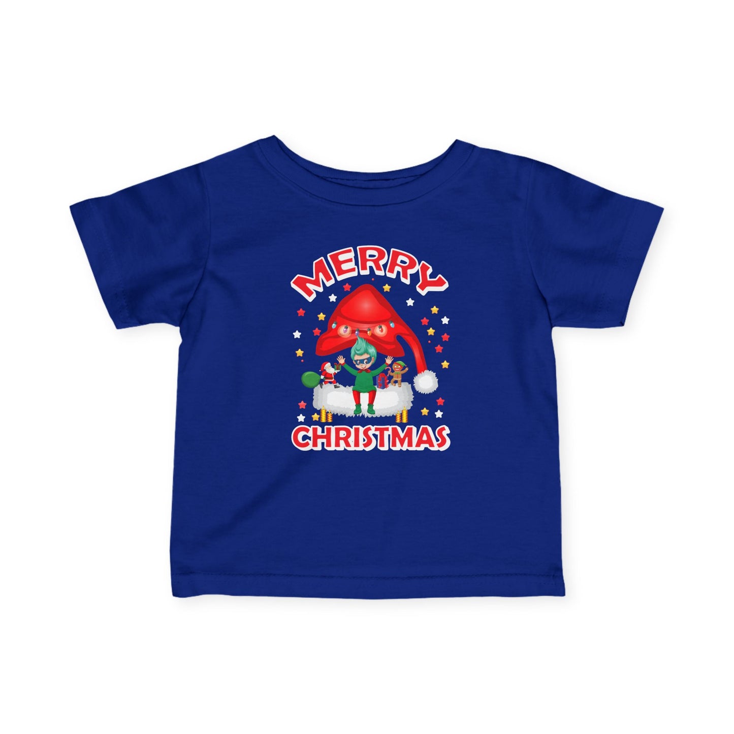 Infant Fine Jersey Tee - Merry christmas - [[{"value":"Wonderwear Kid"}]]