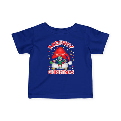 Infant Fine Jersey Tee - Merry christmas - [[{"value":"Wonderwear Kid"}]]
