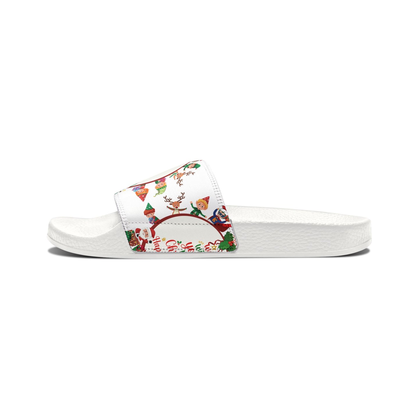 Youth Removable-Strap Sandals - We wish you a merry christmas