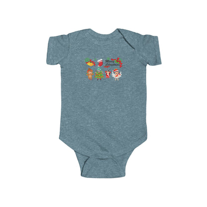 Infant Bodysuit - Merry christmas from super kid - [[{"value":"Wonderwear Kid"}]]