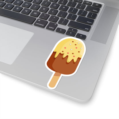 Kiss-Cut Stickers - Ice Cream Bar with Sprinkles Printify