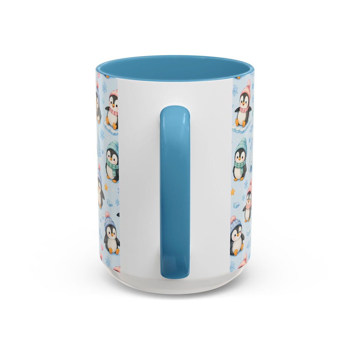 Accent Coffee Mug  (11/15 oz) - Penguin Winter Wonderland