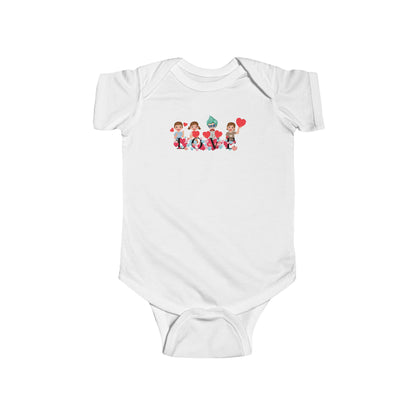 Infant Fine Jersey Bodysuit - Valentines -  Super kiddo love - [[{"value":"Wonderwear Kid"}]]