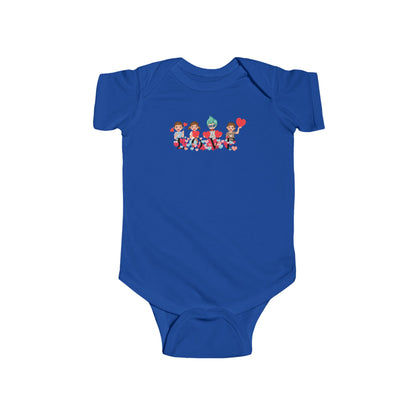 Infant Fine Jersey Bodysuit - Valentines -  Super kiddo love - [[{"value":"Wonderwear Kid"}]]