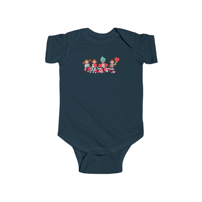 Infant Fine Jersey Bodysuit - Valentines -  Super kiddo love - [[{"value":"Wonderwear Kid"}]]