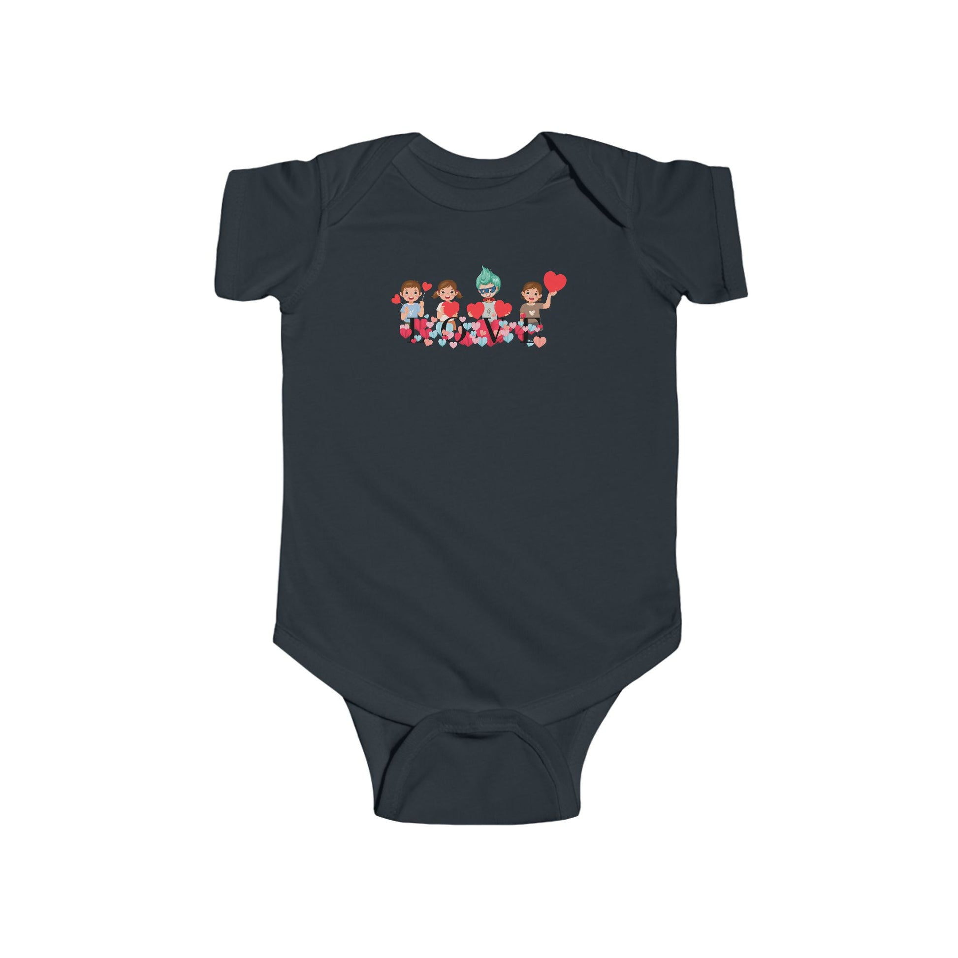 Infant Fine Jersey Bodysuit - Valentines -  Super kiddo love - [[{"value":"Wonderwear Kid"}]]