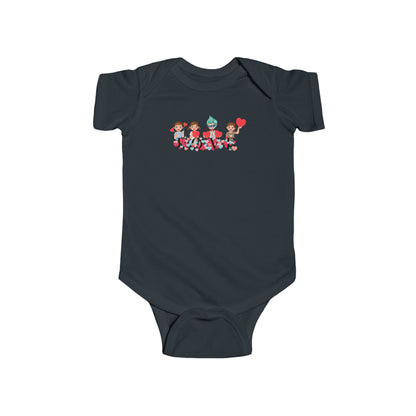 Infant Fine Jersey Bodysuit - Valentines -  Super kiddo love - [[{"value":"Wonderwear Kid"}]]
