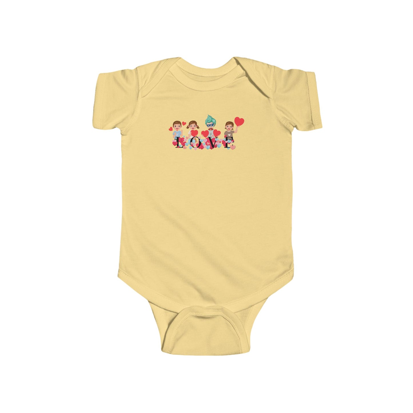 Infant Fine Jersey Bodysuit - Valentines -  Super kiddo love - [[{"value":"Wonderwear Kid"}]]