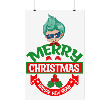Rolled Posters - Merry chridtmas from super kiddo - [[{"value":"Wonderwear Kid"}]]