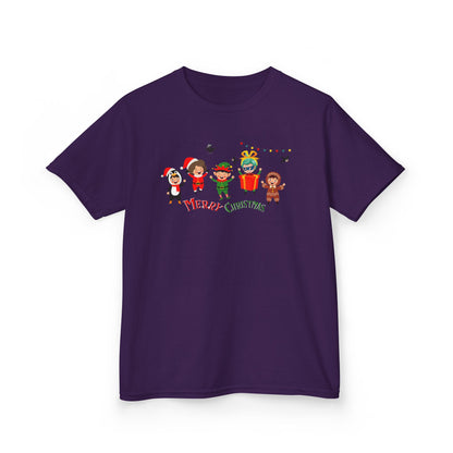 Kids Heavy Cotton™ Tee - Merry christmas by super kiddo and friends - [[{"value":"Wonderwear Kid"}]]