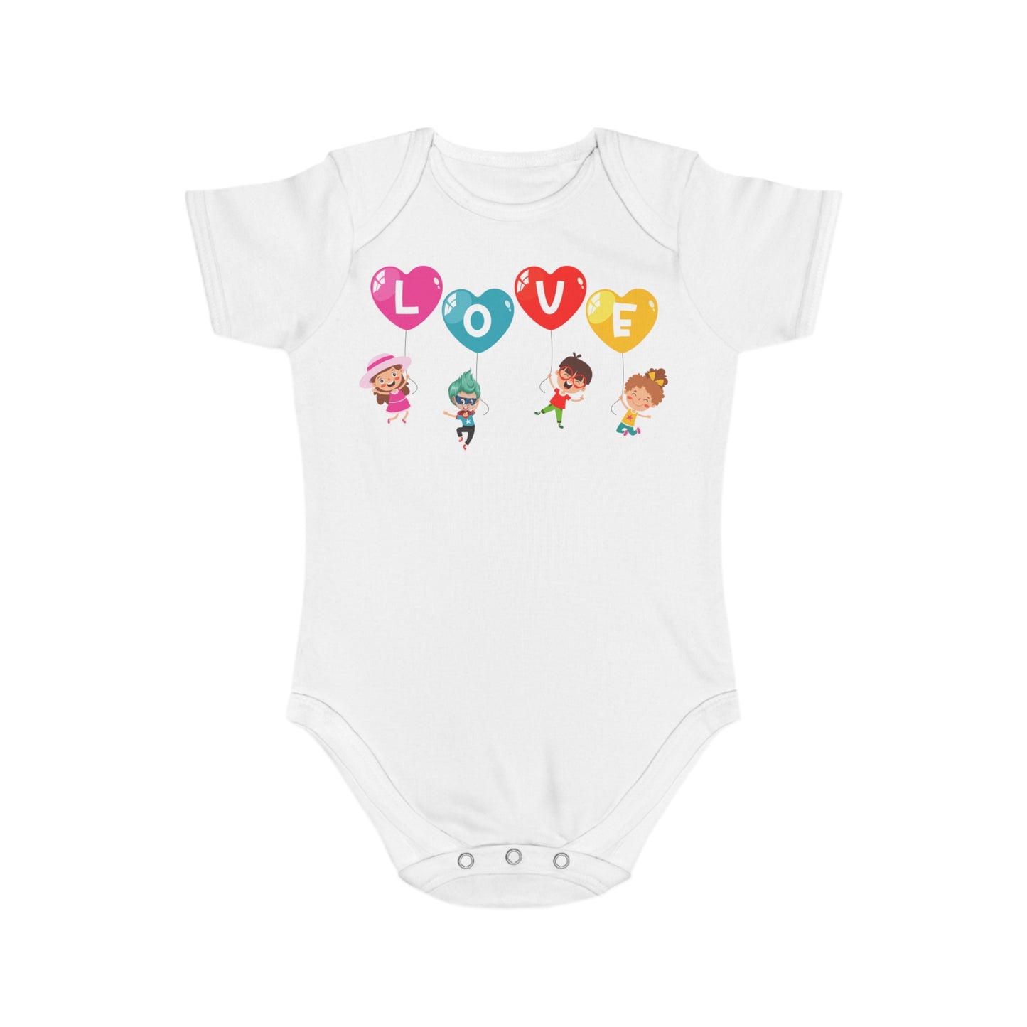 Infant Fine Jersey Bodysuit - Valentines -  Love - [[{"value":"Wonderwear Kid"}]]
