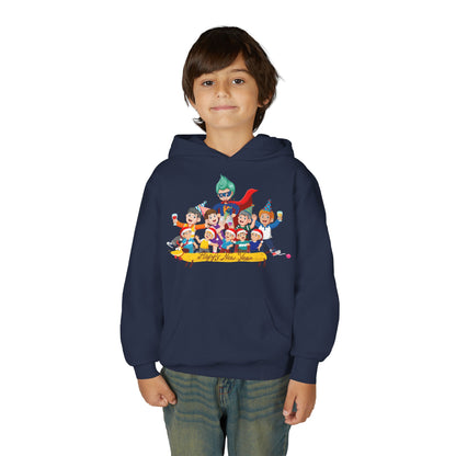 Youth Heavy Blend Hooded Sweatshirt - Happy new year with friends - [[{"value":"Wonderwear Kid"}]]