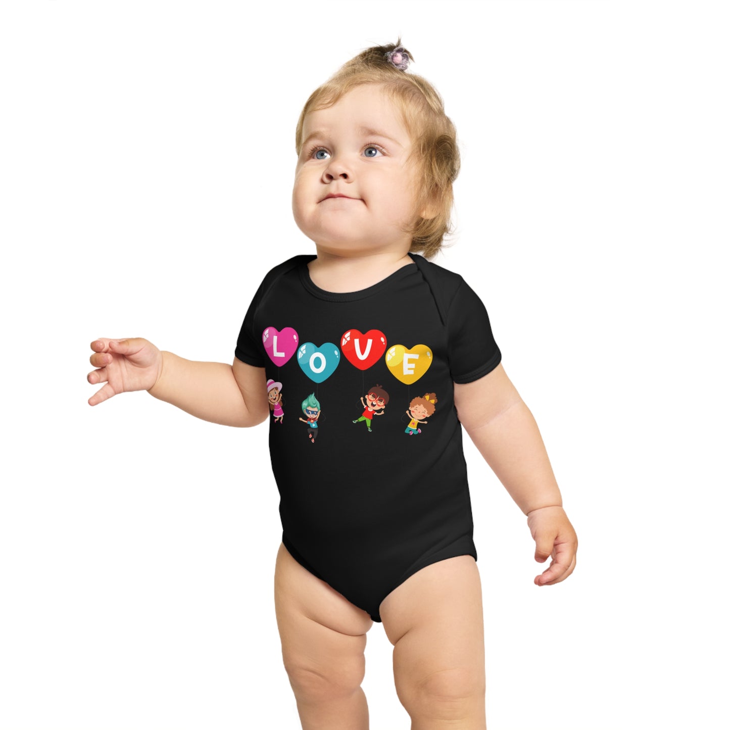 Infant Fine Jersey Bodysuit - Valentines -  Love - [[{"value":"Wonderwear Kid"}]]