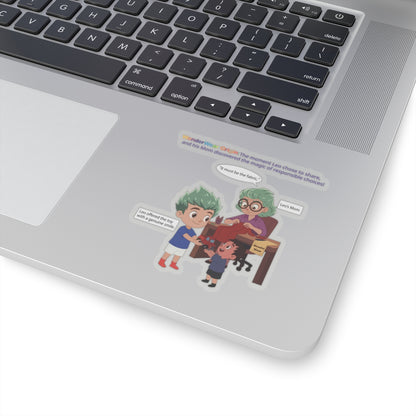 Kiss-Cut Stickers - WonderWear Origin - [[{"value":"Wonderwear Kid"}]]