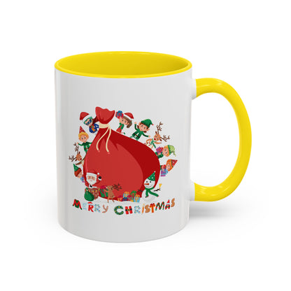 Accent Coffee Mug - Super kiddo and big christmas gift - [[{"value":"Wonderwear Kid"}]]