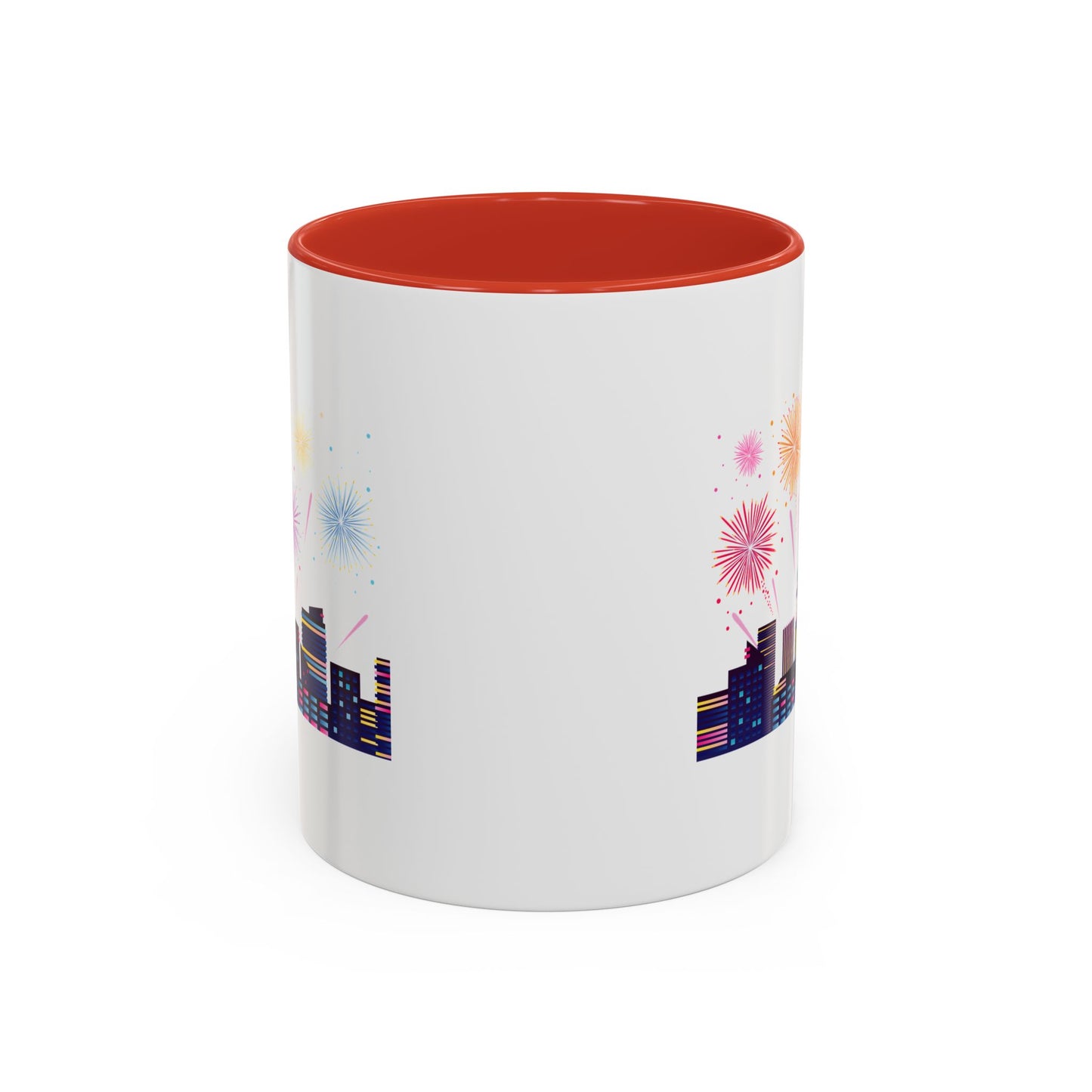 Accent Coffee Mug - Super kiddo with fireworks