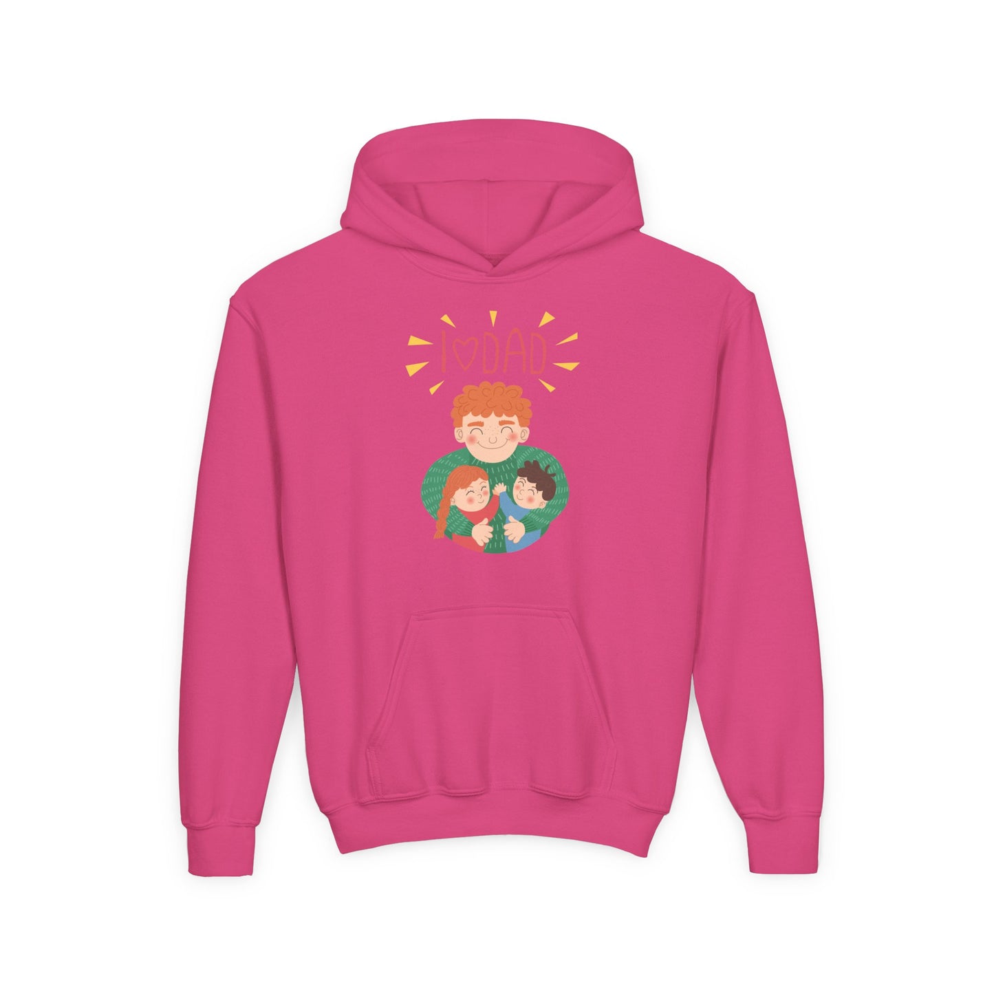 Youth Heavy Blend Hooded Sweatshirt - Daddys love