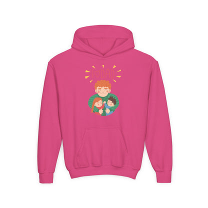 Youth Heavy Blend Hooded Sweatshirt - Daddys love Printify