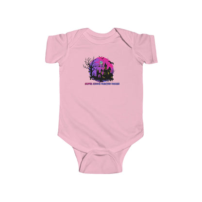 Infant Bodysuit - Super kiddo flying on hunted house - [[{"value":"Wonderwear Kid"}]]