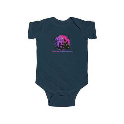 Infant Bodysuit - Super kiddo flying on hunted house - [[{"value":"Wonderwear Kid"}]]