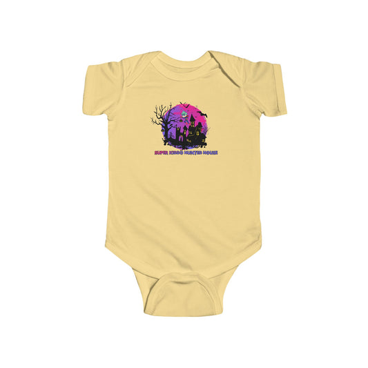 Infant Bodysuit - Super kiddo flying on hunted house - [[{"value":"Wonderwear Kid"}]]