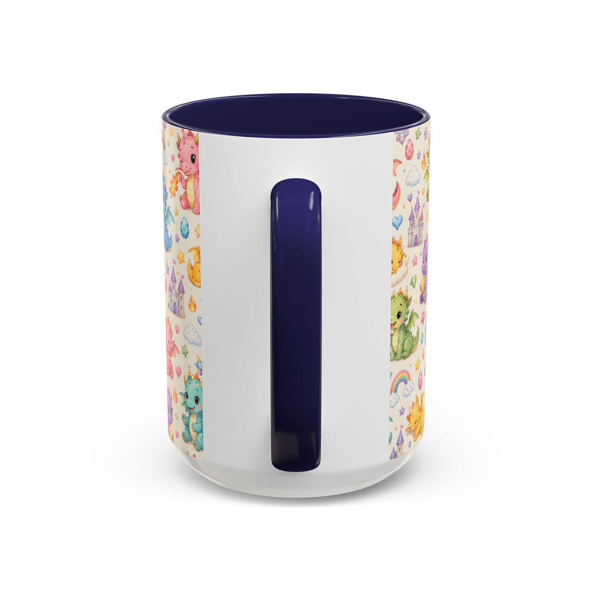 Accent Coffee Mug  (11/15 oz) - Baby Dragon Fantasy