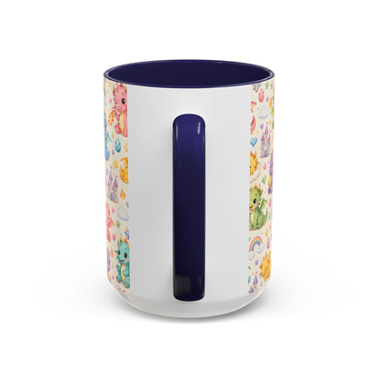 Accent Coffee Mug  (11/15 oz) - Baby Dragon Fantasy