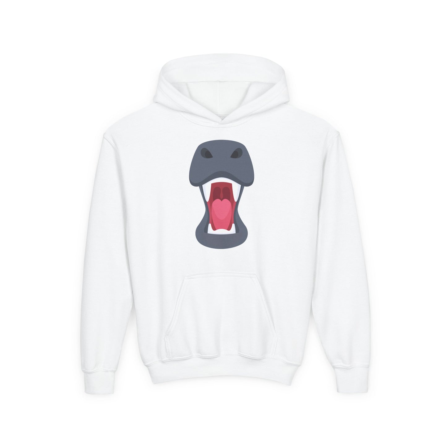 Youth Heavy Blend Hooded Sweatshirt -  Rhinos face