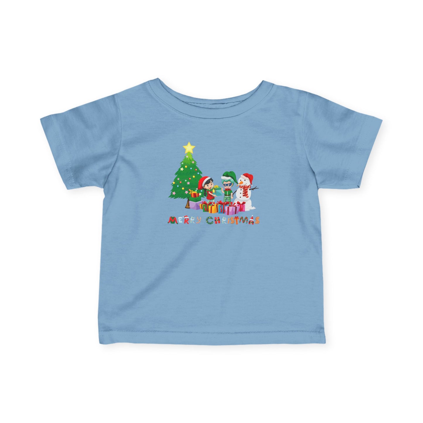 Infant Fine Jersey Tee - Super kiddo preparing gifts - [[{"value":"Wonderwear Kid"}]]