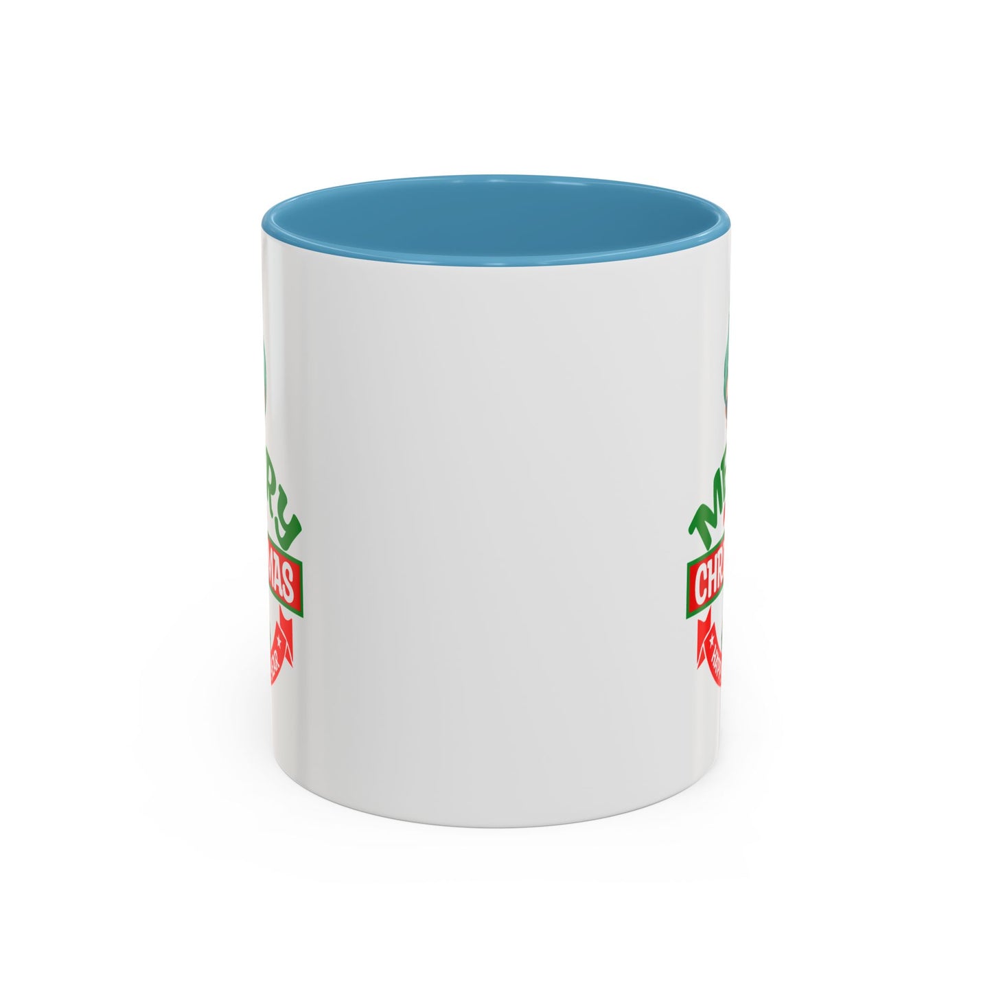 Accent Coffee Mug - Merry chridtmas from super kiddo