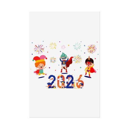 Rolled Posters - Super kiddo and other hero - [[{"value":"Wonderwear Kid"}]]