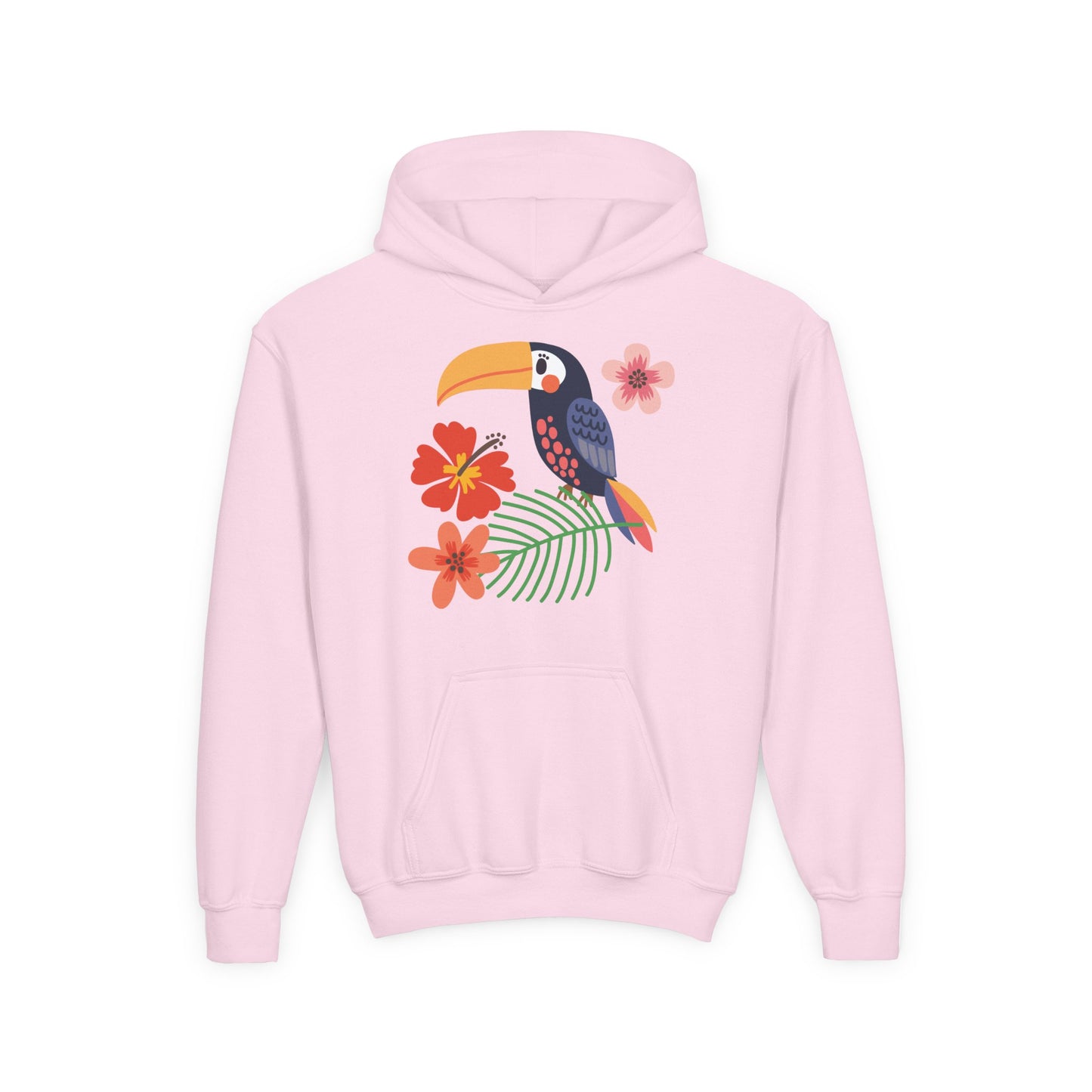 Youth Heavy Blend Hooded Sweatshirt - Toucan bird