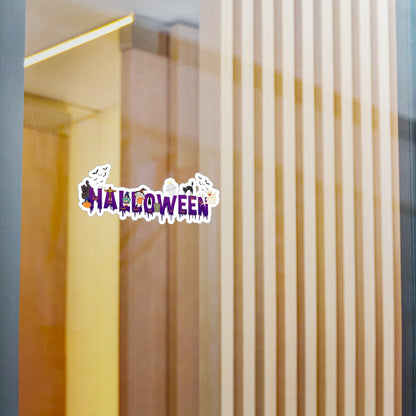 Halloween Kiss-Cut Vinyl Decals – Holloween word Printify