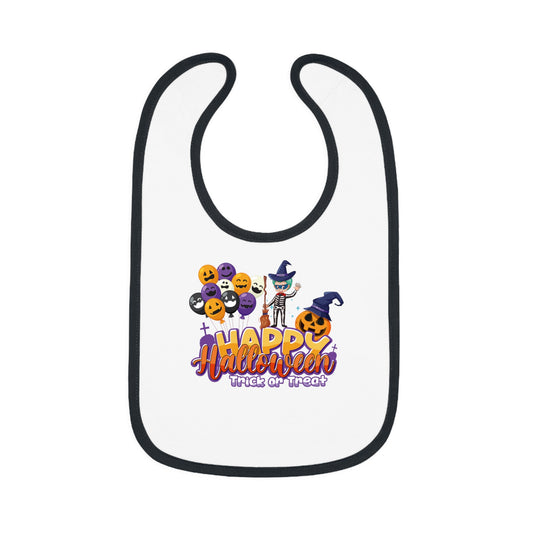 Baby Bib - Happy halloween trick or treat