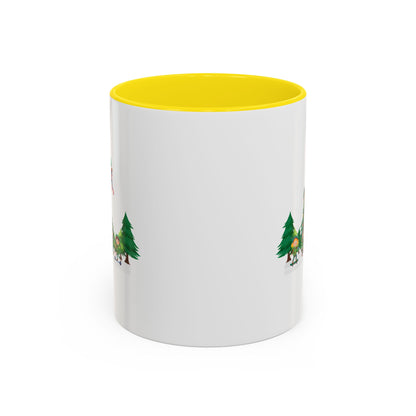 Accent Coffee Mug - Super kiddo putting the stars - [[{"value":"Wonderwear Kid"}]]