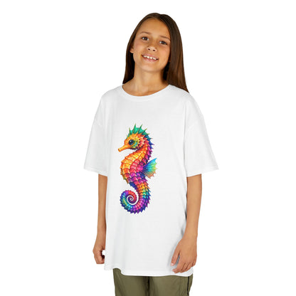 Kids Heavy Cotton™ Tee - vibrant seahorse