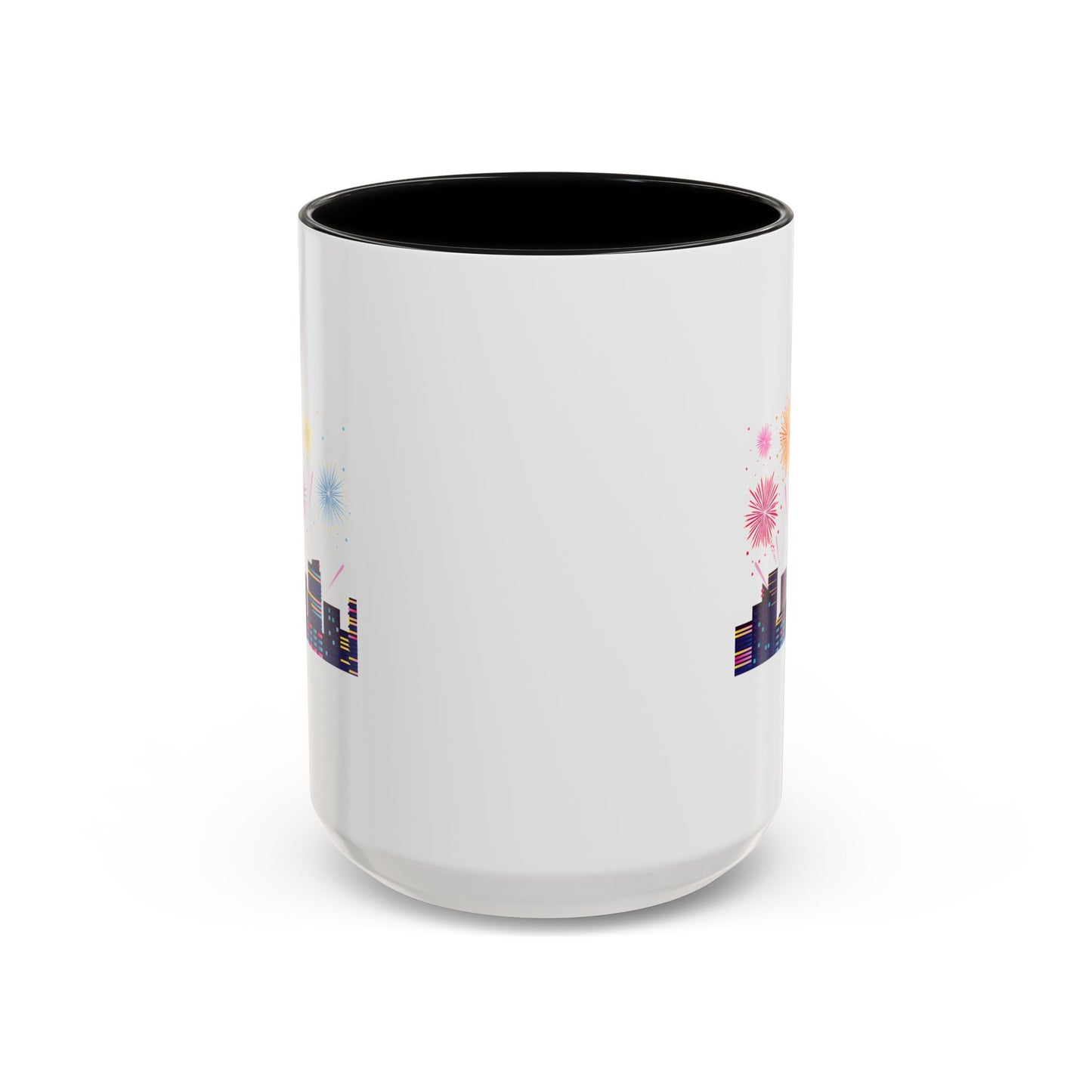 Accent Coffee Mug - Super kiddo with fireworks