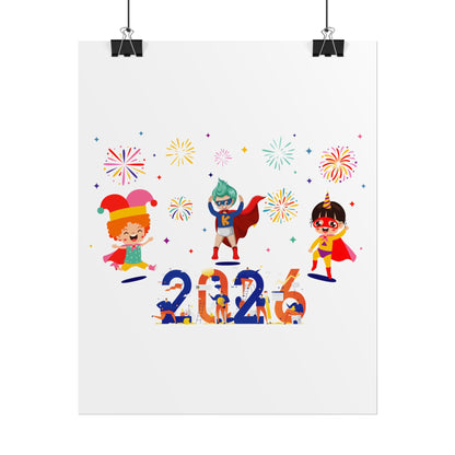 Rolled Posters - Super kiddo and other hero - [[{"value":"Wonderwear Kid"}]]