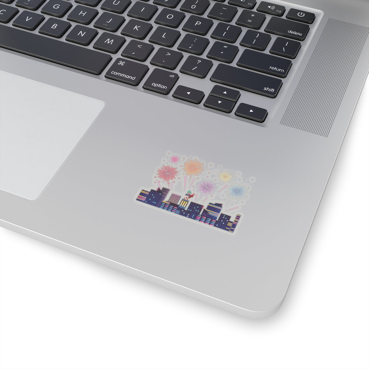 Kiss-Cut Stickers - Super kiddo with fireworks - [[{"value":"Wonderwear Kid"}]]