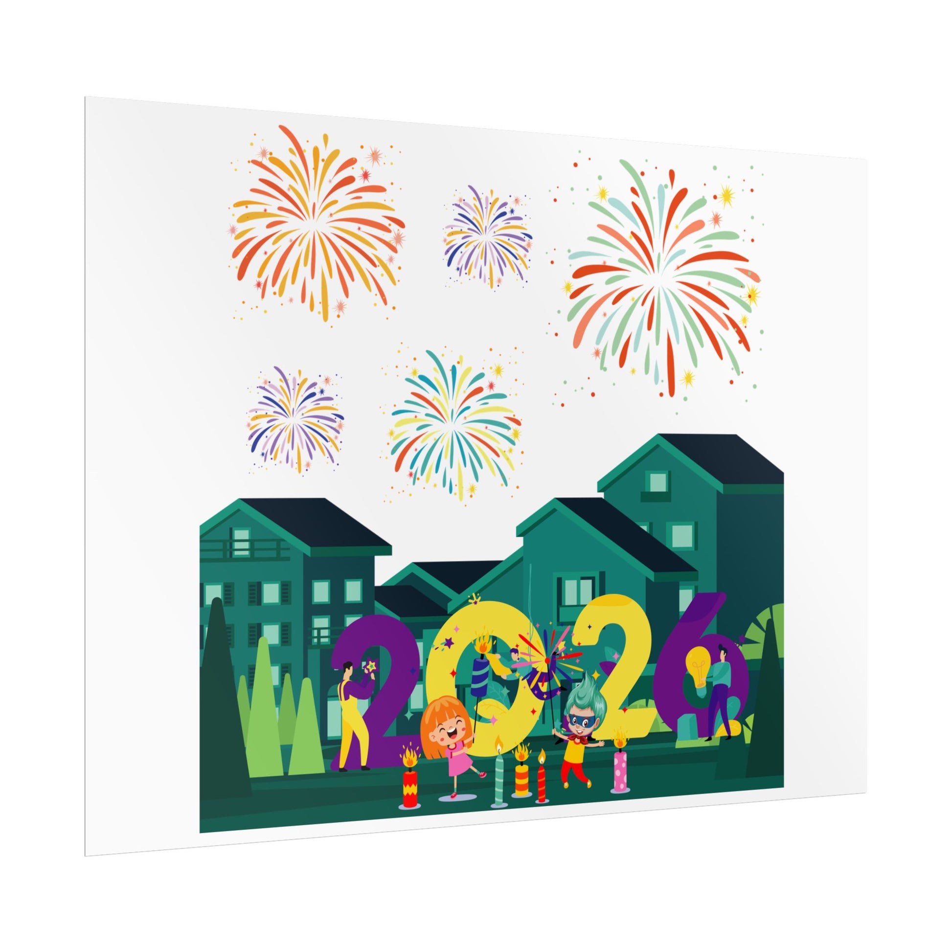 Rolled Posters - Super kiddo on house - [[{"value":"Wonderwear Kid"}]]