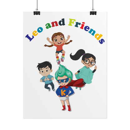 Rolled Posters - Leo & Friends - [[{"value":"Wonderwear Kid"}]]