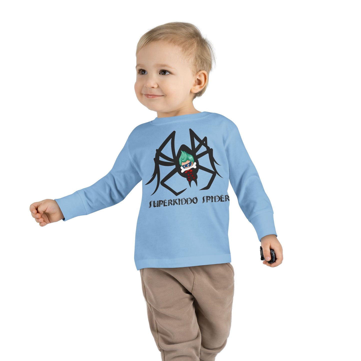 Toddler Long Sleeve Tee - Spider kiddo