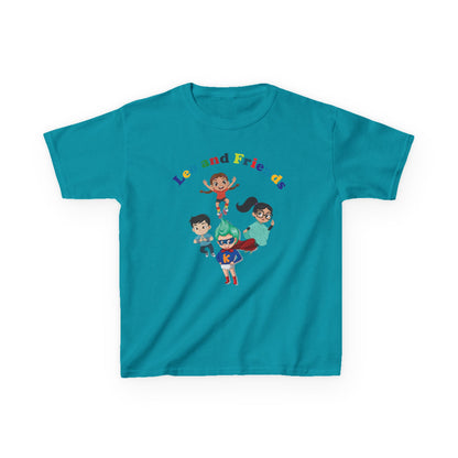 Kids Heavy Cotton™ Tee - Leo & Friends - [[{"value":"Wonderwear Kid"}]]