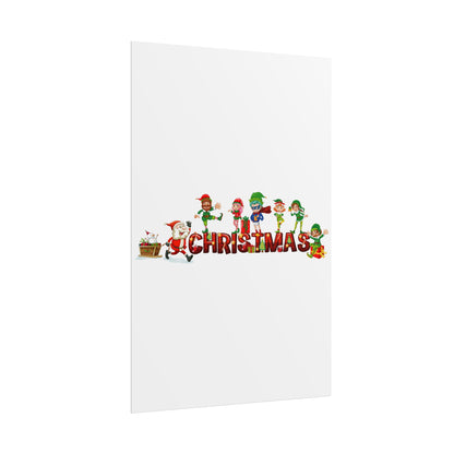 Rolled Posters - Christmas with santa claus and friends - [[{"value":"Wonderwear Kid"}]]