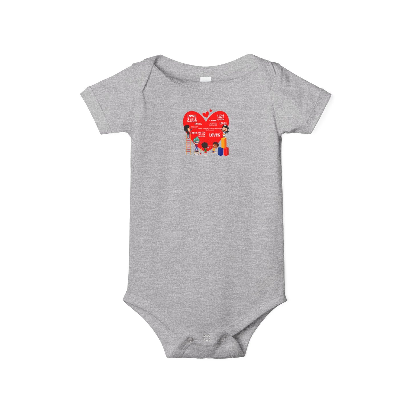 Infant Jersey One Piece - Valentines - Super kiddo and friends message - [[{"value":"Wonderwear Kid"}]]